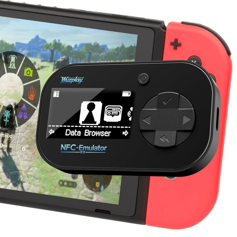 NFC Emulator for Switch 1 & 2 - Game Tag Manager with OLED Display, Easy Setup